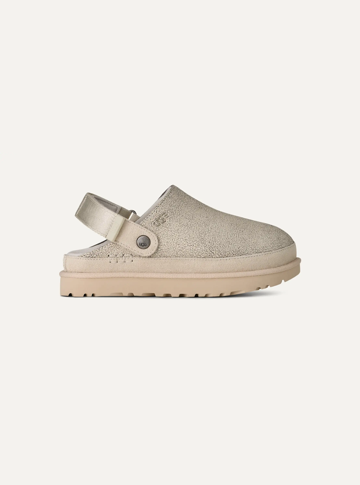 Goldenstar Crackle Glide Women's Leather Clog