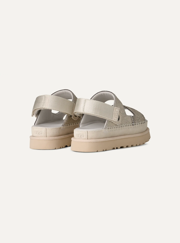 Goldenstar Crackle Glide Women's Leather Sandals