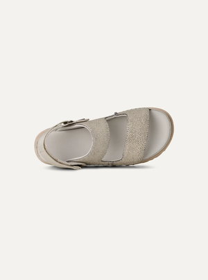 Goldenstar Crackle Glide Women's Leather Sandals